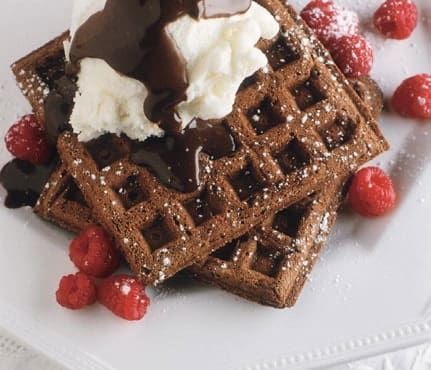 Chocolate Waffles Chocolate Waffles