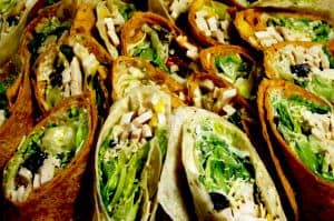 Mediterranean Chicken Wrap Mediterranean Chicken Wrap