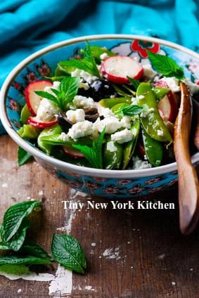 Radish & Snap Pea Salad Radish & Snap Pea Salad