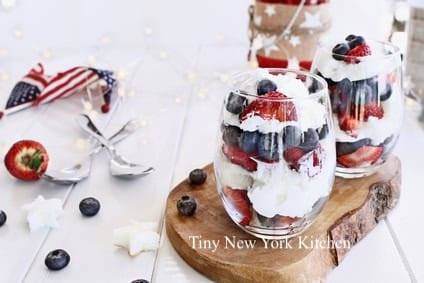 Red, White & Blue Individual Berry Trifles Red, White & Blue Individual Berry Trifles