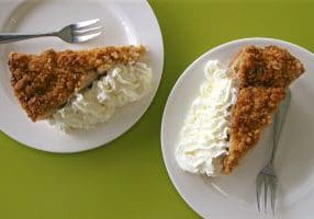 Saint Swithin's Day Apple Crumble Pie