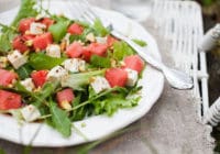Arugula, Watermelon and Feta Salad