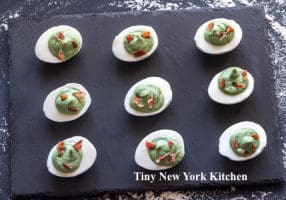 Avocado & Bacon Deviled Eggs