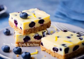 Blueberry Orange Cheesecake Bars