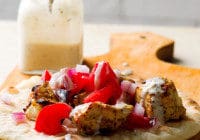 Chicken Pitas