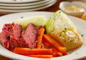 Corned Beef & Cabbage Dinner