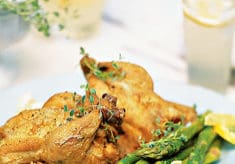 Cornish Game Hens with Herbs Butter