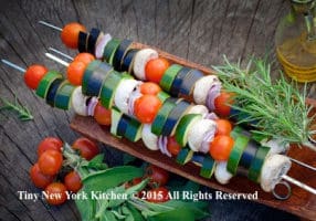 Grilled Eggplant Kebabs