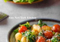 Gnocchi With Butternut Squash, Spinach & Tomatoes