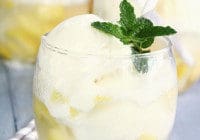 Peaches & Cream Floats