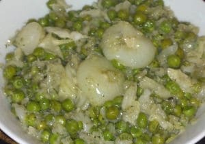 Peas & Cipollini Onions