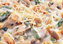 Salmon Tetrazzini