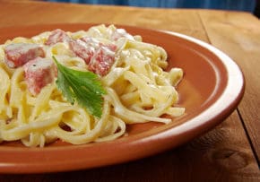 Sausage Fettuccine Alfredo