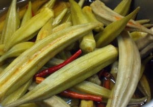 Smoked Okra 3