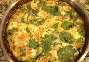 Smoked Salmon Frittata