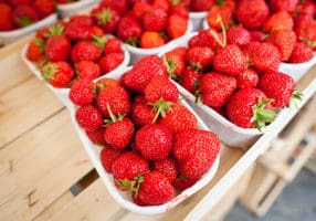 Cucumber Sandwiches With Strawberries & Watercress