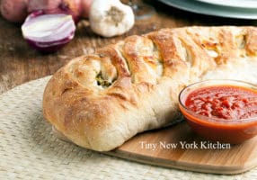 Salami Artichoke Stromboli