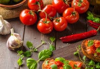 Summer Tomato Bruschetta
