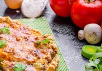 Zucchini & Tomato Tart