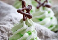 Christmas Tree Meringues