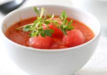 cold watermelon soup